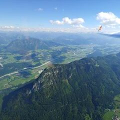 Flugwegposition um 15:15:54: Aufgenommen in der Nähe von Gemeinde Thiersee, 6335, Österreich in 2267 Meter